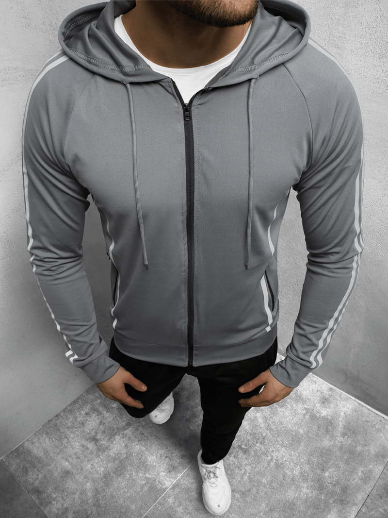 Kurtka przejściowa męska szara OZONEE JS/M10305