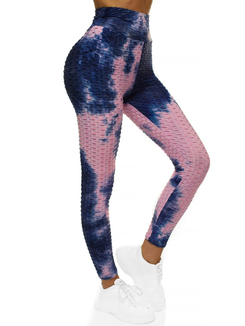 Komplet sportowy dwuczęściowy różowo-granatowy OZONEE JS/YW88038