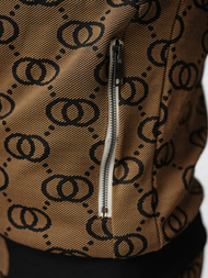 Спортивний костюм чоловічій Темно-Бежевi OZONEE O/FF5053AB