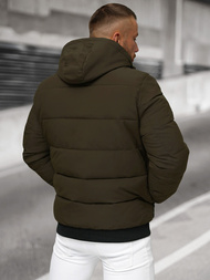 Kurtka zimowa męska brązowa OZONEE JS/31M5023/84