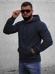 Bluza z kapturem męska granatowa OZONEE O/8B151/25