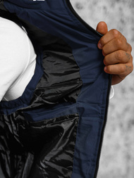 Безрукавка чоловіча tемно-cиня OZONEE JS/84M3028/215