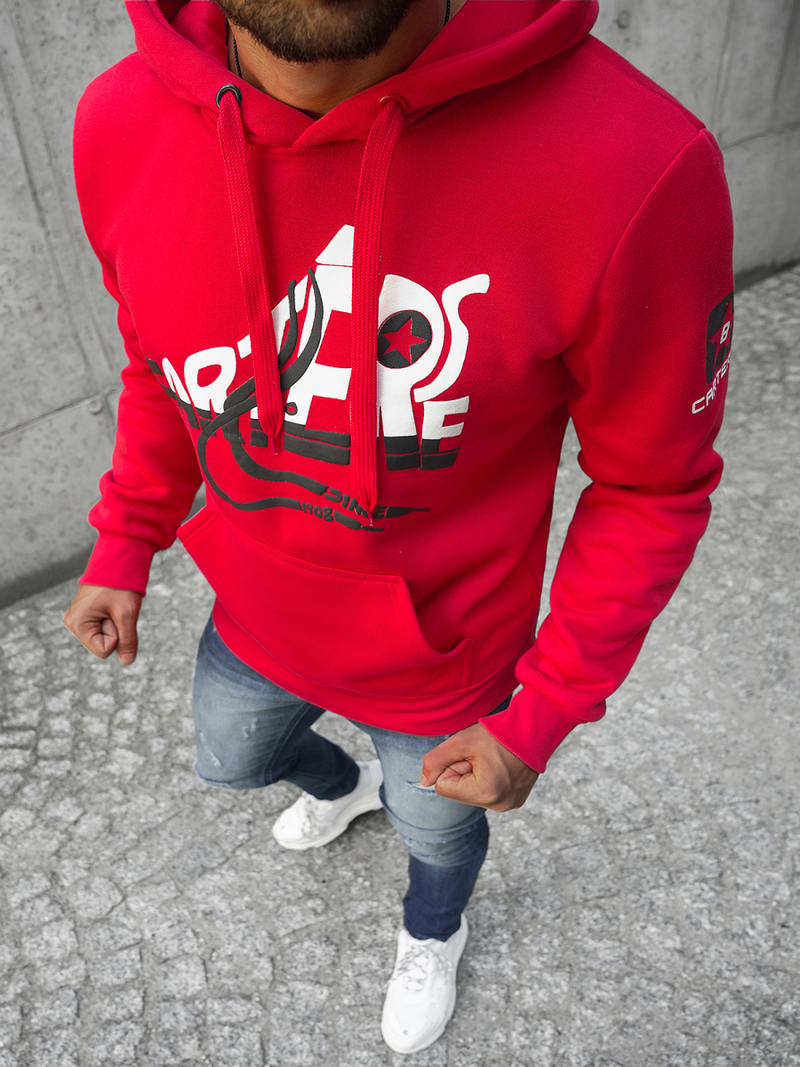 Толстовка чоловіча Червона OZONEE JS/Y10005