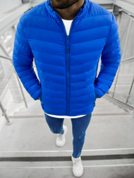 Kurtka męska przejściowa niebieska OZONEE JS/SM70