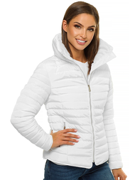 Kurtka przejściowa damska biała OZONEE JS/M23063/9