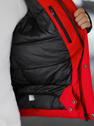 Kurtka zimowa męska czerwona OZONEE JS/91M9905/270