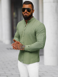 Koszula męska khaki OZONEE O/V114