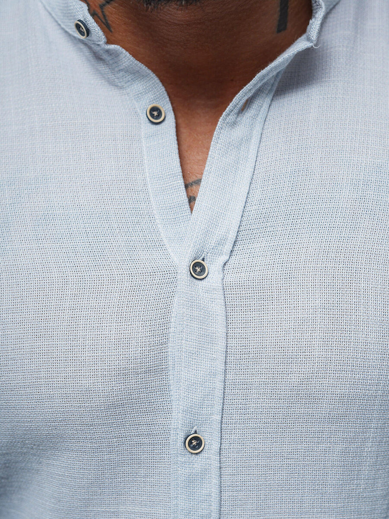 Koszula męska jasno-niebieska OZONEE O/V84