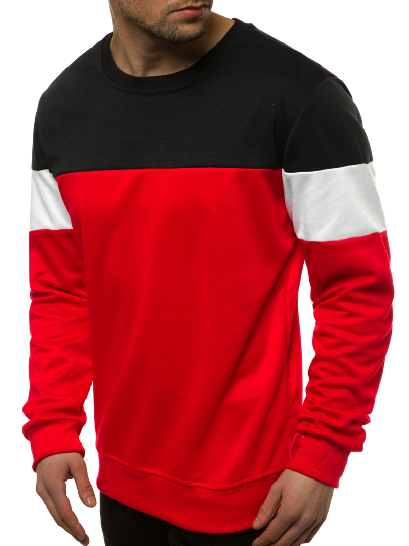 Bluza męska czerwona OZONEE JS/JZ11053