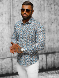 Чоловіча сорочка кольорова OZONEE O/2722Z