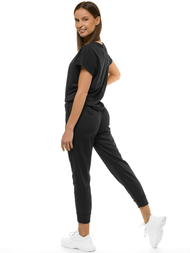 Жіночий спортивний костюм з двох частин Чорний OZONEE O/MB1001/21