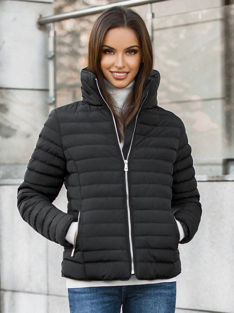 Куртка жіноча Чорна OZONEE JS/M23063/1Z