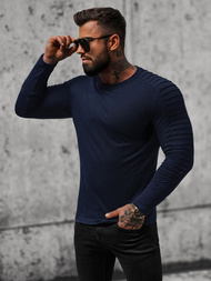 Longsleeve męski granatowy OZONEE O/B262