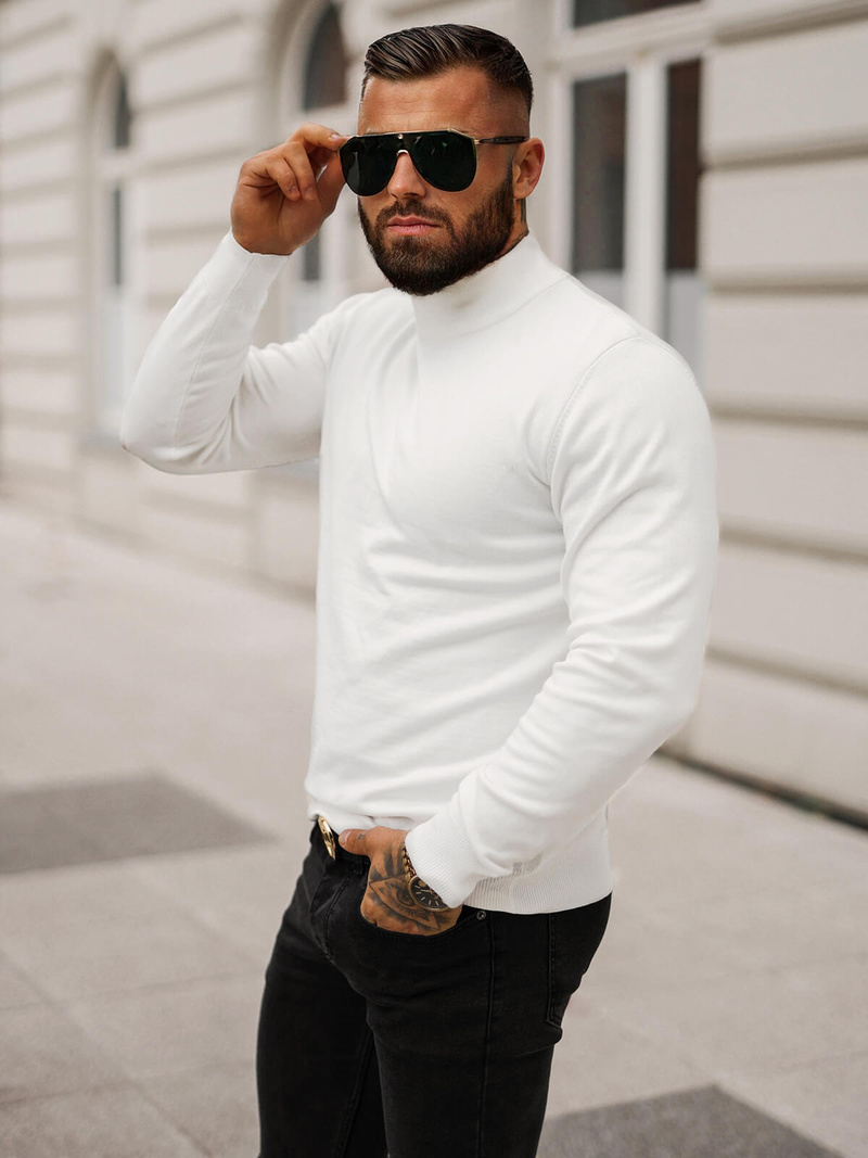 Светр чоловічій чорна OZONEE O/BM209