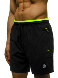 Spodenki kąpielowe męskie czarne OZONEE MAD/4262