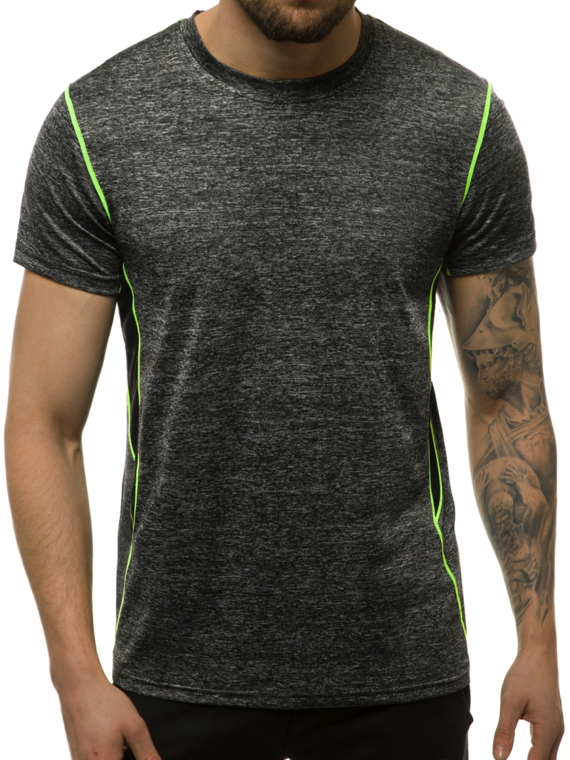 Футболка чоловіча графіт OZONEE JS/KS2104