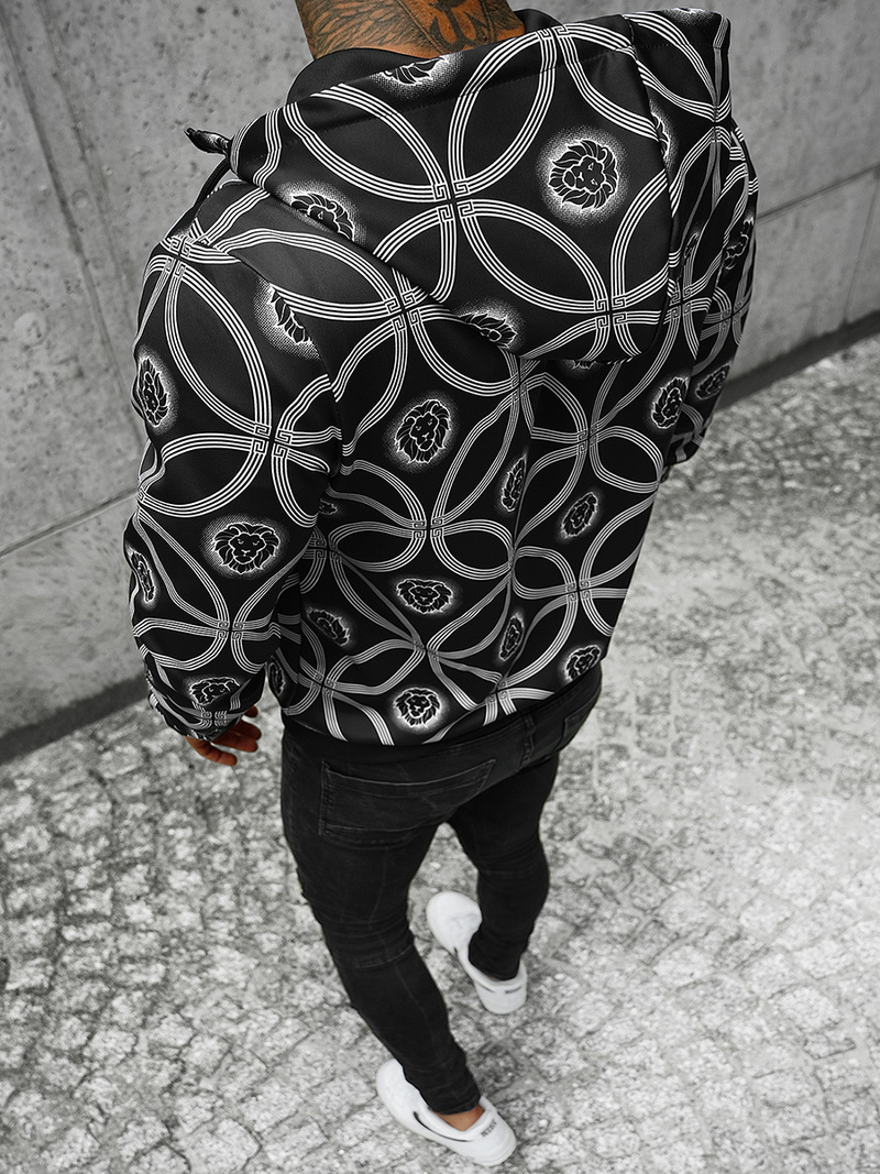 Толстовка чоловіча Чорна OZONEE JS/B8123