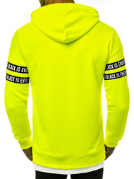 Толстовка з капюшоном чоловіча Жовта-неон OZONEE MACH/3123