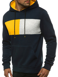 Bluza z kapturem męska granatowa OZONEE JS/KS2171