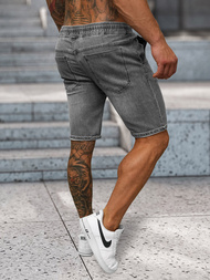 Spodenki męskie jeansowe szare OZONEE NB/MP0314GC