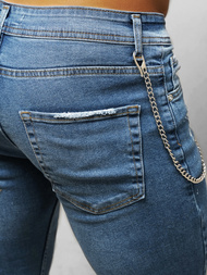 Spodnie jeansowe męskie niebieskie OZONEE O/WE1014