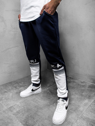 Spodnie dresowe męskie granatowe OZONEE JS/AM122Z