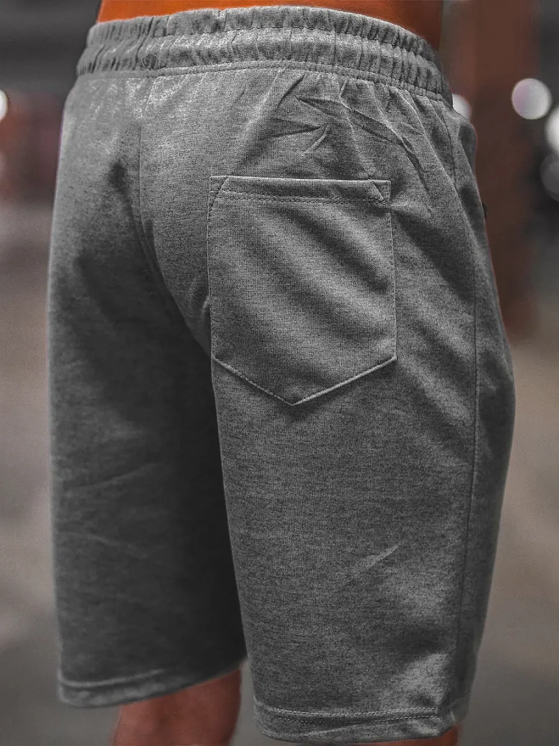 Spodenki dresowe męskie grafitowe OZONEE O/WW20012/3