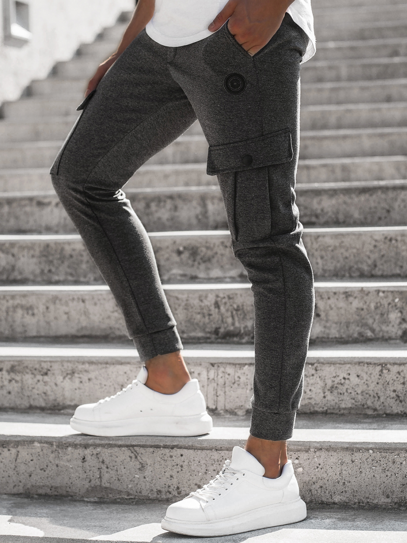 Штани спортивні чоловічі Графітові OZONEE C/374