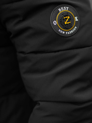 Kurtka zimowa męska czarna OZONEE JS/22M58/392