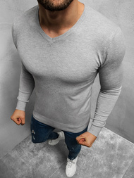 Sweter męski szary OZONEE TMK/YY03/3