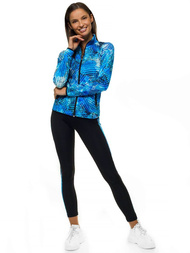 Жіночий спортивний костюм з трьох частин синій OZONEE O/MS018