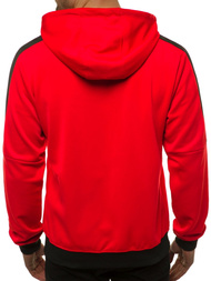 Bluza męska rozpinana czerwona OZONEE JS/99005