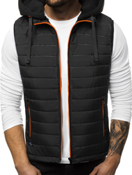 Безрукавка чоловіча Чорна OZONEE N/6102