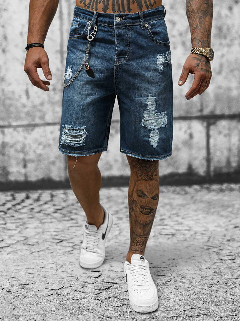 Шорти чоловічі tемно-cинi OZONEE DP/174