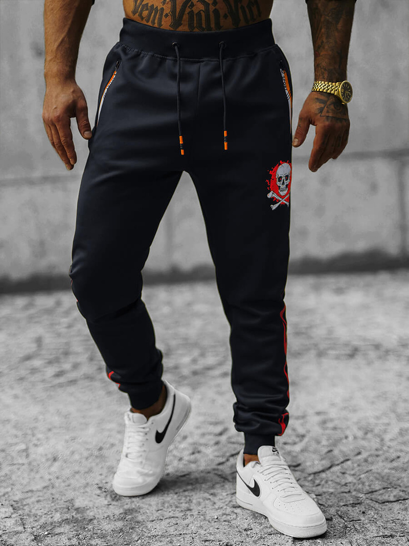 Штани спортивні чоловічі tемно-cинi OZONEE JS/K10237Z