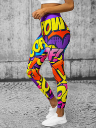 Legginsy damskie kolorowe OZONEE O/20937Z
