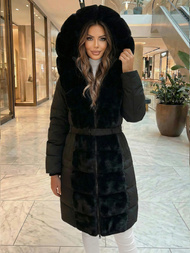 Куртка жіноча чорна OZONEE JS/5M3158/392Z