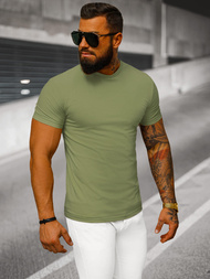 T-shirt męski slim fit khaki OZONEE NB/MT3001