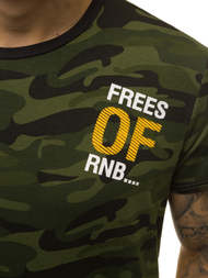 T-Shirt męski zielony OZONEE JS/SS10978