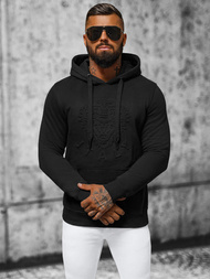 Толстовка чоловіча чорна OZONEE NB/MF2012