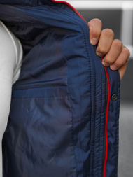 Kurtka zimowa męska pikowana granatowa OZONEE JB/JP1185Z