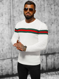 Sweter męski ecru OZONEE L/2194Z