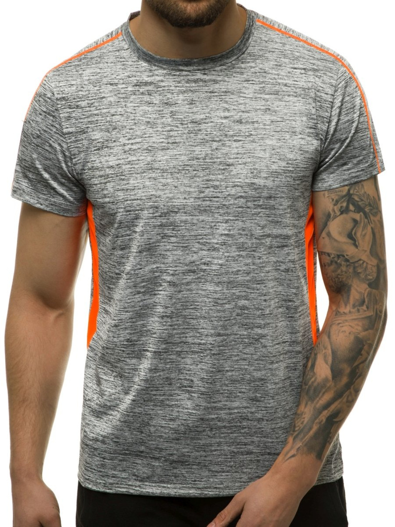 T-Shirt męski szary OZONEE JS/KS2100