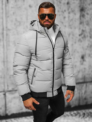 Kurtka męska pikowana szara OZONEE JS/31M5006