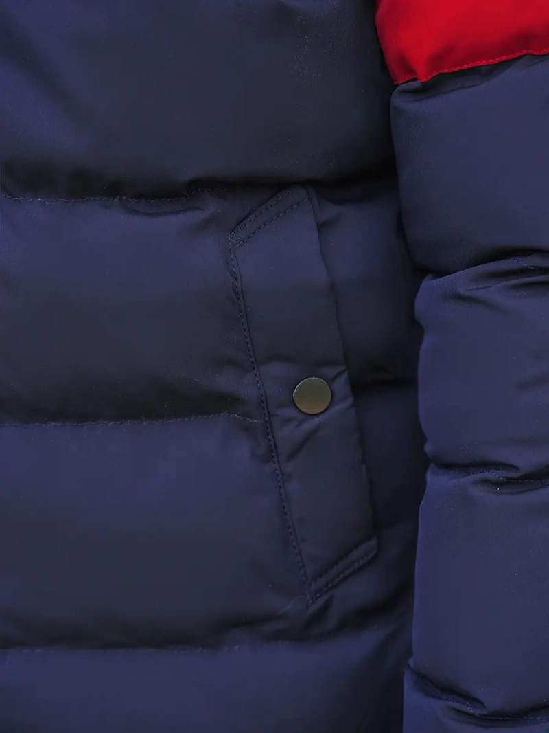 Kurtka zimowa męska pikowana granatowa OZONEE JS/M8103