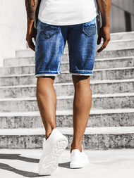 Spodenki męskie jeansowe niebieskie OZONEE RF/HY320/2