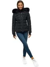 Куртка жіноча Чорна OZONEE O/DK066/1