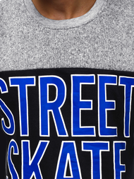 Bluza męska szara OZONEE JS/KS1901Z