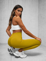 Legginsy damskie żółte OZONEE O/SY2325