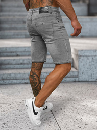 Spodenki męskie jeansowe szare OZONEE NB/MP0315GC